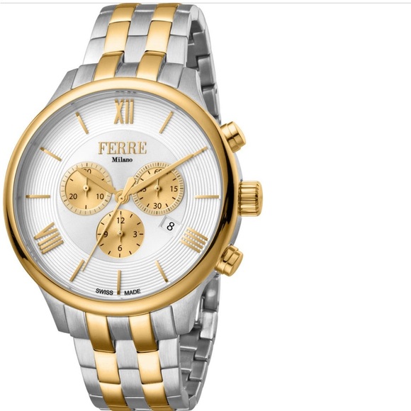 FERRE MILANO Men's Mariana Two-Tone Bracelet Watch, 44mm
Brand new in box - Picture 1 of 1